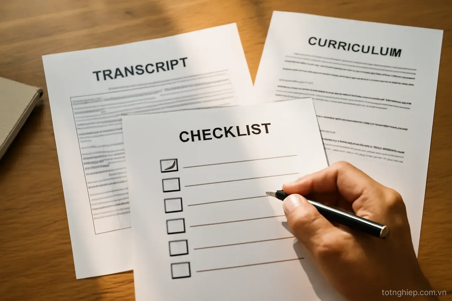Tự rà soát hồ sơ học tập: bảng kiểm làm một buổi, dùng cả năm cuối